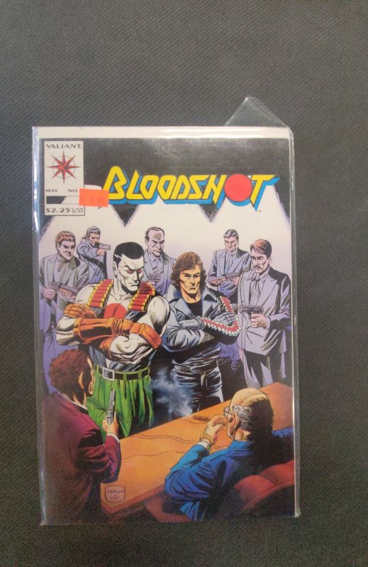 Bloodshot #4 (Valiant Comics, 1993), raw, ungraded comic book — front cover