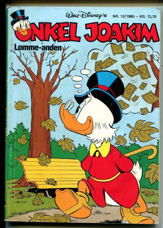 Onkel Joakim #12 (1986), raw comic book in VG condition — front cover