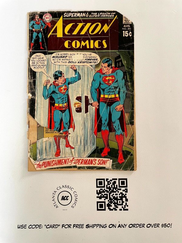 Action Comics #391 (DC Comics), raw comic book in PR condition — front cover