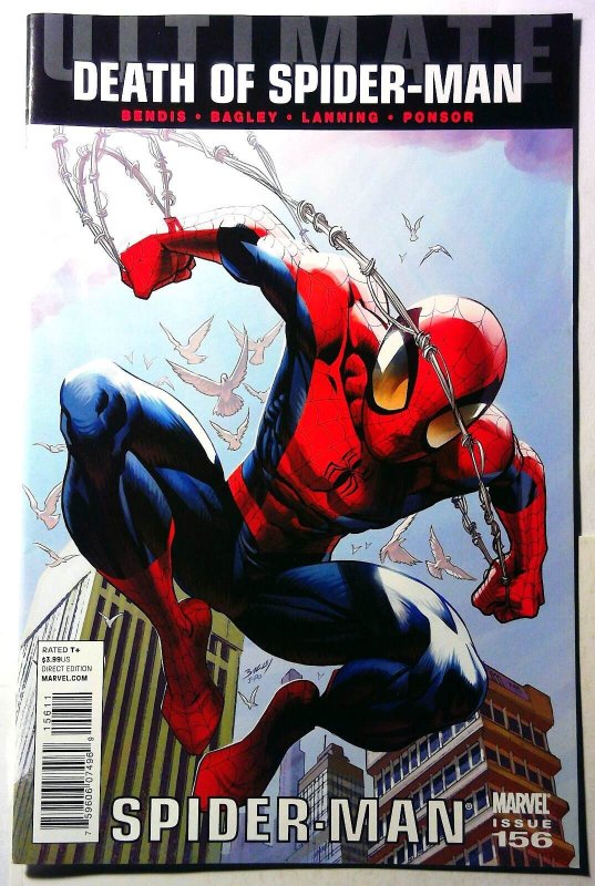 Ultimate Spider-Man 2nd Series #156 (Marvel Comics, 2011), raw, ungraded comic book — front cover