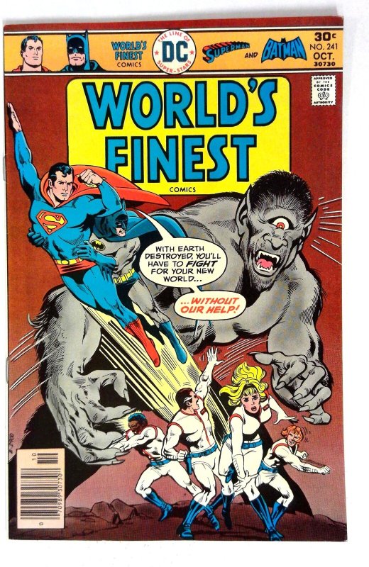 World's Finest Comics #241 (DC Comics, 1976), raw comic book in NM- condition — front cover