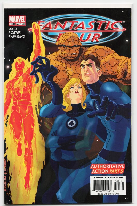 Fantastic Four #507 (Marvel Comics, 2004), raw, ungraded comic book — front cover