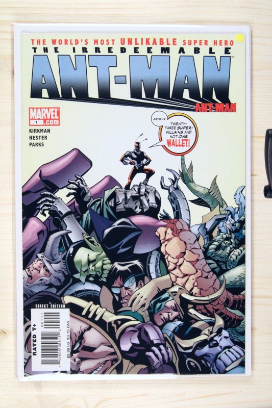 The Irredeemable Ant-Man #1 (Marvel Comics, 2006), raw comic book in NM 9.4 condition — front cover