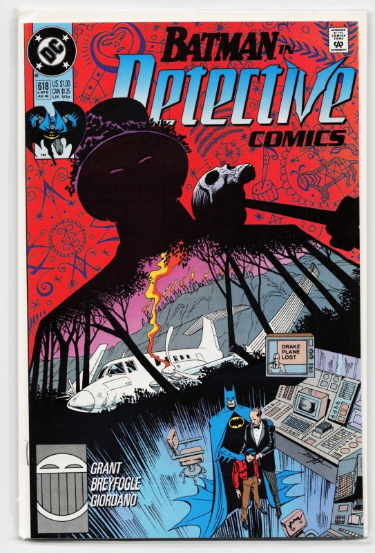 Detective Comics #618 (DC Comics, 1990), raw, ungraded comic book — front cover