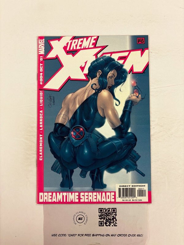 X-Treme X-Men #4 (Marvel Comics, 2001), raw comic book in NM condition — front cover