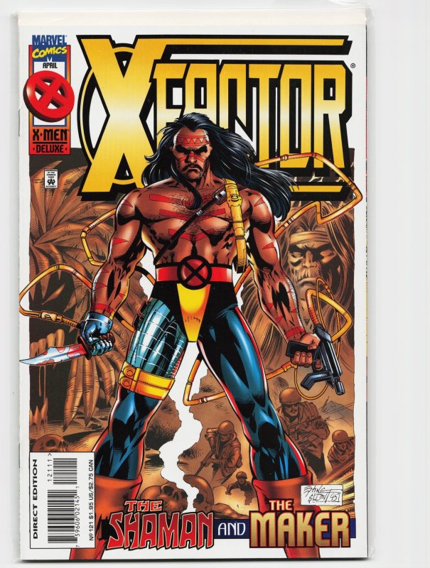 X-Factor #121 (Marvel Comics, 1996), raw, ungraded comic book — front cover