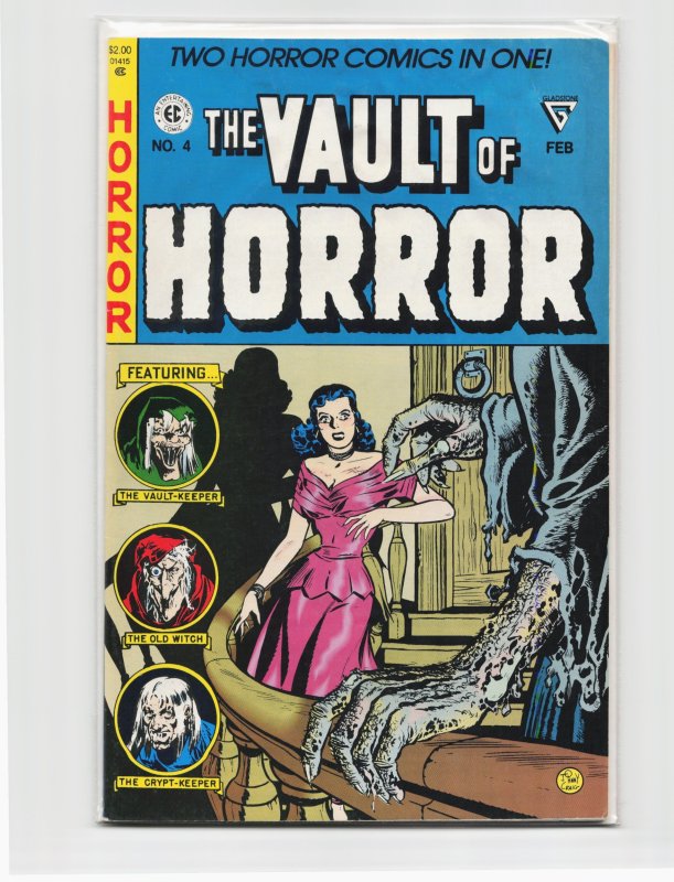 Vault of Horror #4 (Gladstone Publishing, 1991), raw, ungraded comic book — front cover