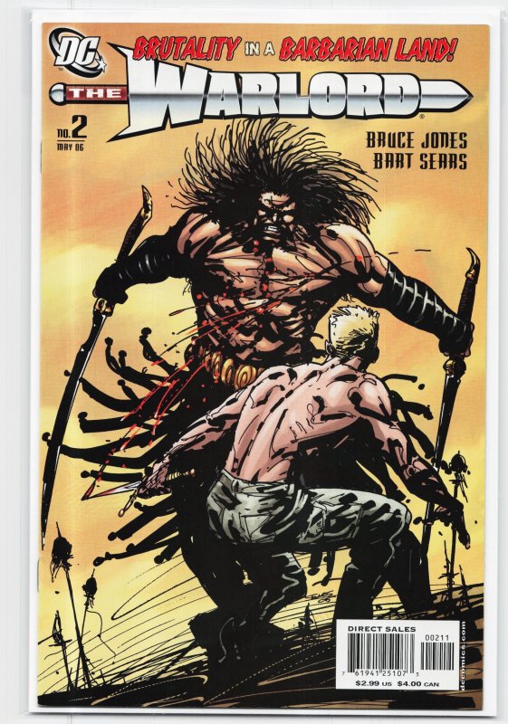 Warlord #2 (2006), raw, ungraded comic book — front cover