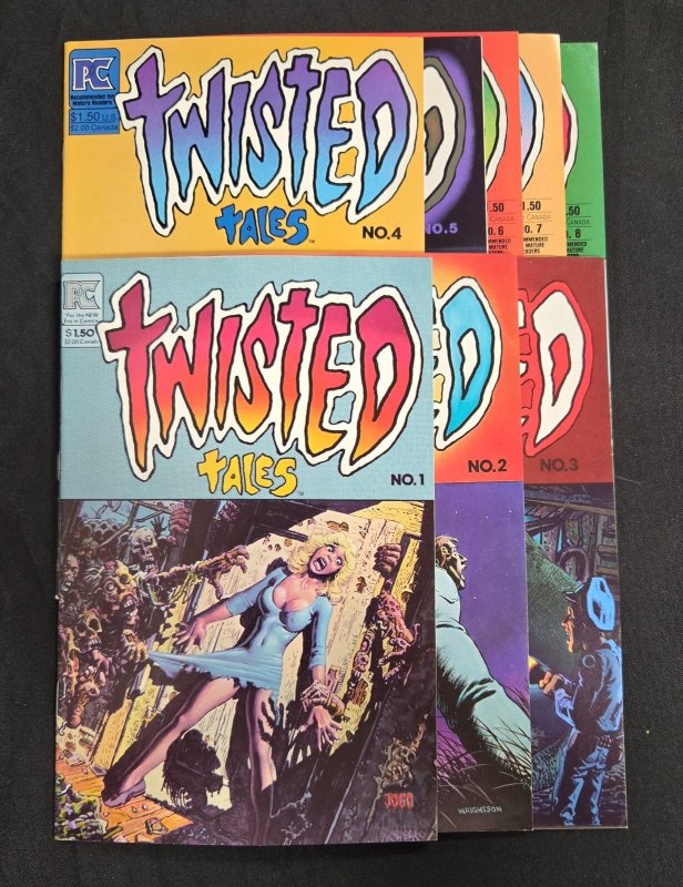Twisted Tales 8PC #1-8 - Richard Corben Covers (7.0/7.5) 1982 (1982), raw comic book in 7.0 condition — front cover