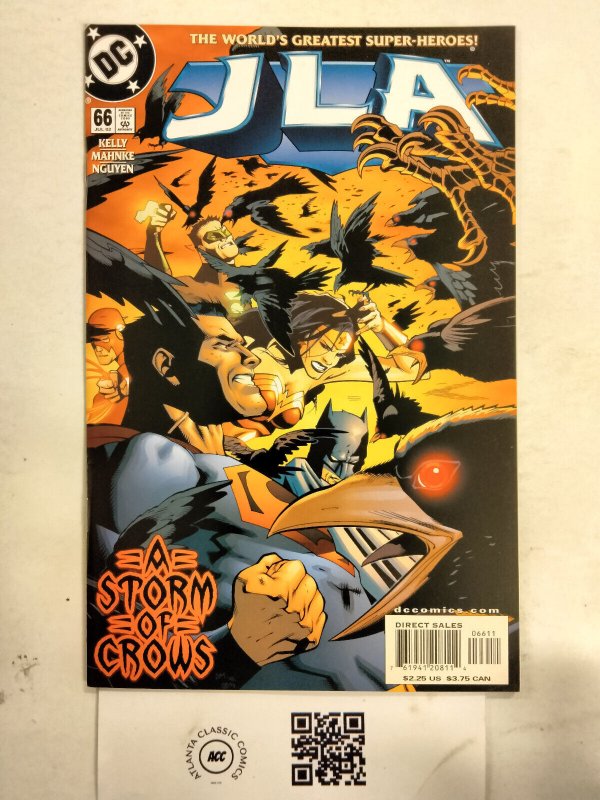 JLA #66 (DC Comics), raw comic book in NM condition — front cover