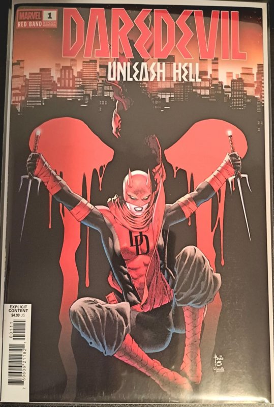 Daredevil: Unleash Hell #1, raw, ungraded comic book — front cover