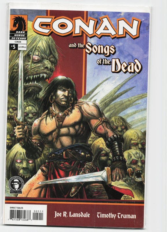 Conan and the Songs of the Dead #5 (Dark Horse Comics, 2006), raw, ungraded comic book — front cover