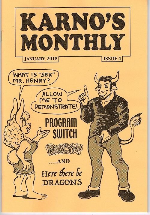 Karno's Monthly #4, raw, ungraded comic book — front cover