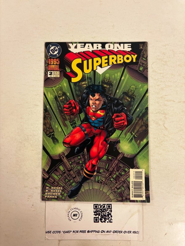Superboy Annual #2 (DC Comics, 1995), raw comic book in NM condition — front cover
