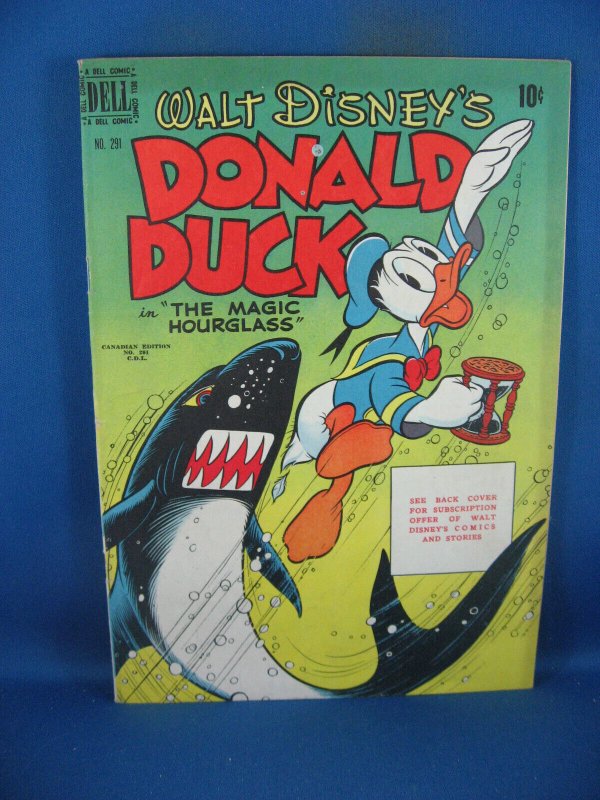 Four Color #291 (Dell Comics), raw, ungraded comic book — front cover