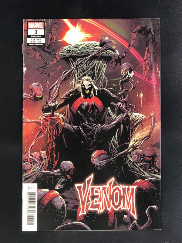 Venom #3 (Marvel Comics, 2018), raw comic book in VF+ condition — front cover
