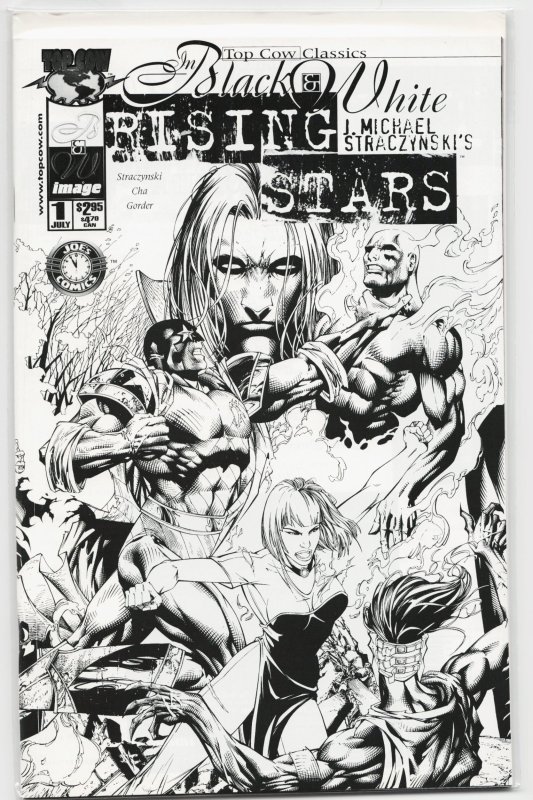 Top Cow Classics in Black and White: Rising Stars (2000) Rising Stars (Top Cow, 2000), raw, ungraded comic book — front cover