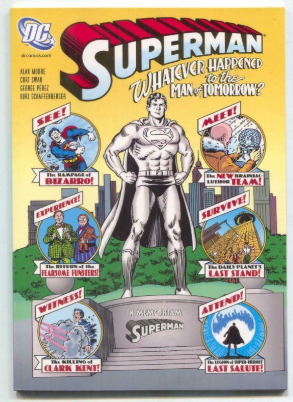 Superman: Whatever Happened to the Man of Tomorrow Digest Alan Moore, raw, ungraded comic book — front cover