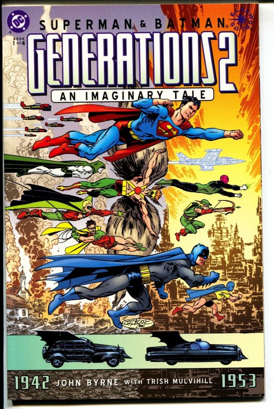 Superman & Batman Generations-Book 1-John Byrne, raw, ungraded comic book — front cover