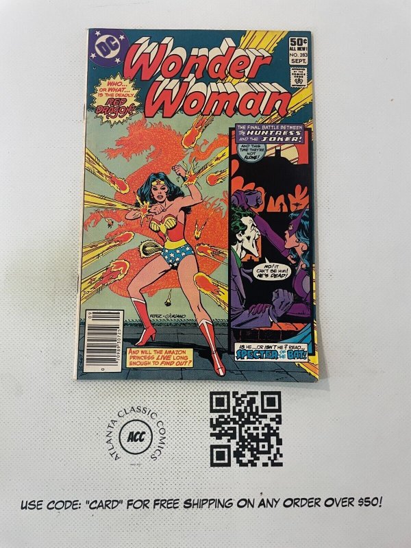 Wonder Woman #283 (DC Comics), raw comic book in VF/NM condition — front cover