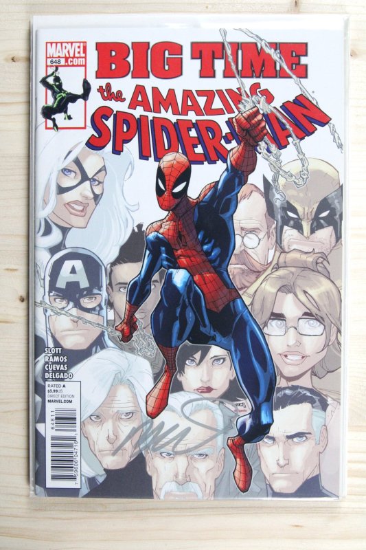 The Amazing Spider-Man #648 (Marvel Comics, 2011), raw comic book in NM 9.4 condition — front cover