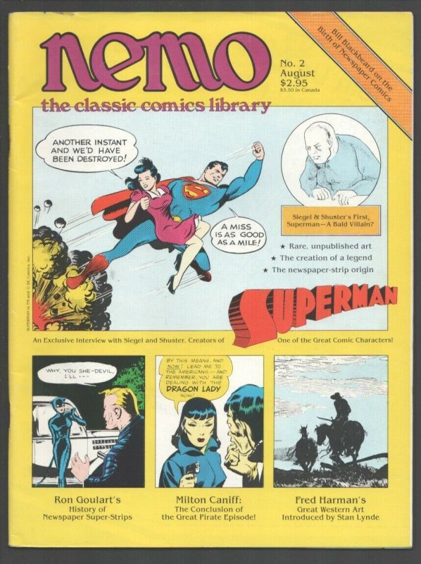 Nemo #2 (1985), raw, ungraded comic book — front cover