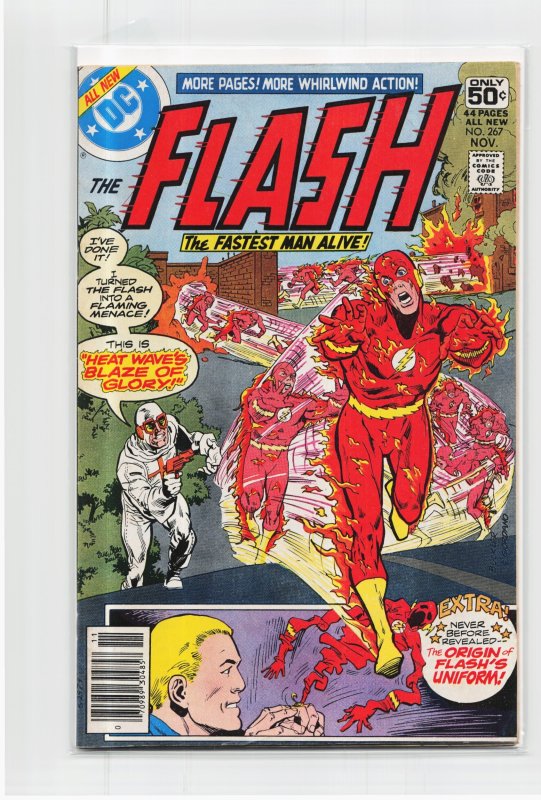 The Flash #267 (DC Comics, 1978), raw, ungraded comic book — front cover