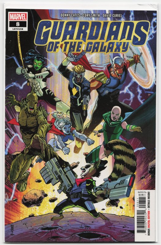 Guardians of the Galaxy #8 (Marvel Comics, 2019), raw, ungraded comic book — front cover
