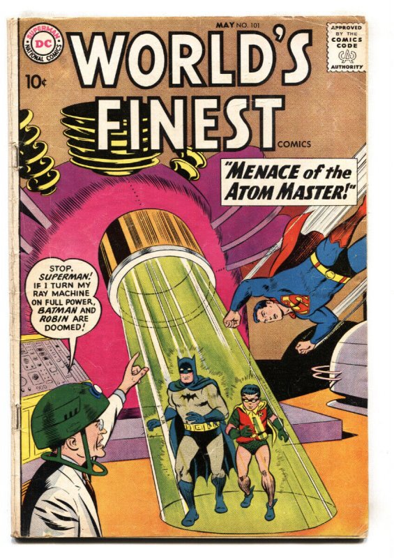 World's Finest #101 (DC Comics), raw, ungraded comic book — front cover