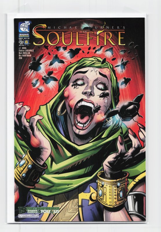 Soulfire #6 (2018), raw, ungraded comic book — front cover