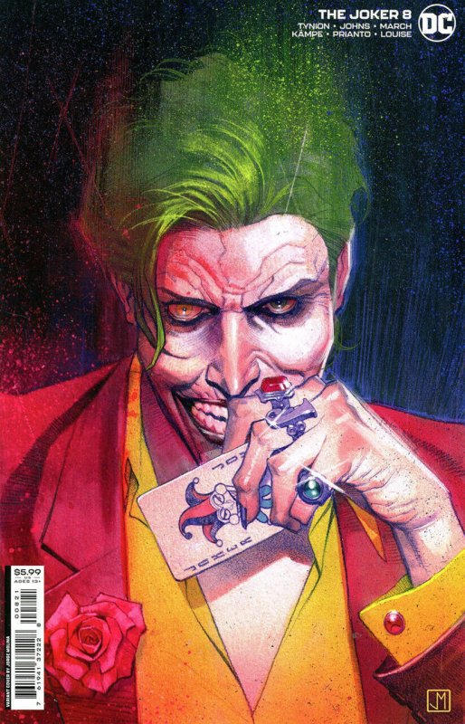Joker #8 (DC Comics, 2021), raw comic book in VF/NM condition — front cover