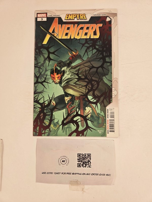 Empyre Avengers #3 (Marvel Comics), raw comic book in NM condition — front cover