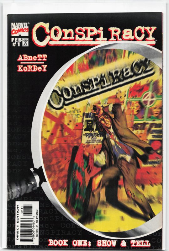 Conspiracy #1 (1998), raw, ungraded comic book — front cover