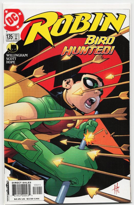 Robin #135 (DC Comics, 2005), raw, ungraded comic book — front cover