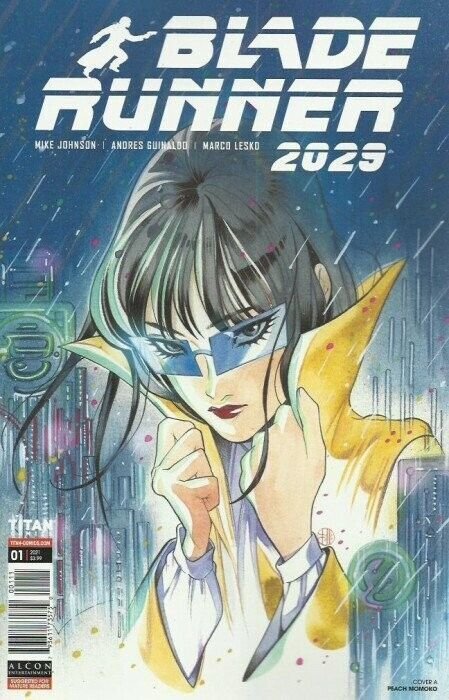 Blade Runner 2029 #1-4 (2021) Peach MoMoKo Virgin Variants SET Tiitan NM. (2021), raw comic book in NM condition — front cover