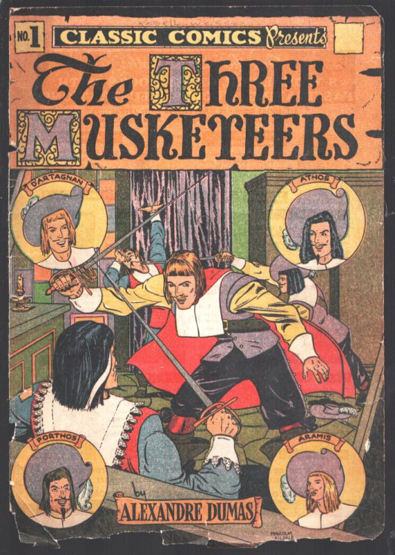 Classic Comics #1 (Gilberton, 1940), raw, ungraded comic book — front cover