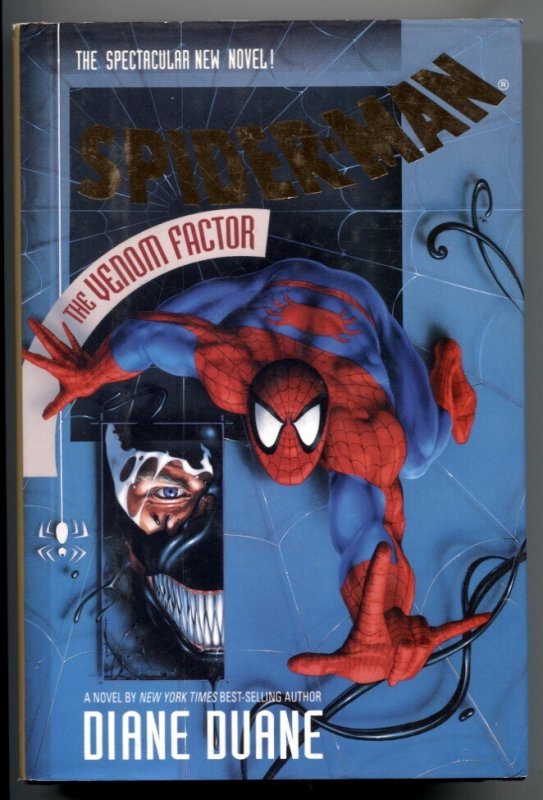 Spider-Man: The Venom Factor Hardcover Diane Duane, raw, ungraded comic book — front cover