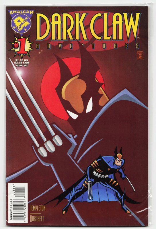 Dark Claw Adventures (1997) Dark Claw (DC Comics, 1997), raw, ungraded comic book — front cover