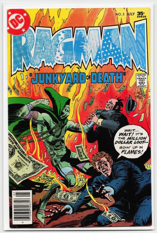Ragman #5 (DC Comics, 1977), raw, ungraded comic book — front cover