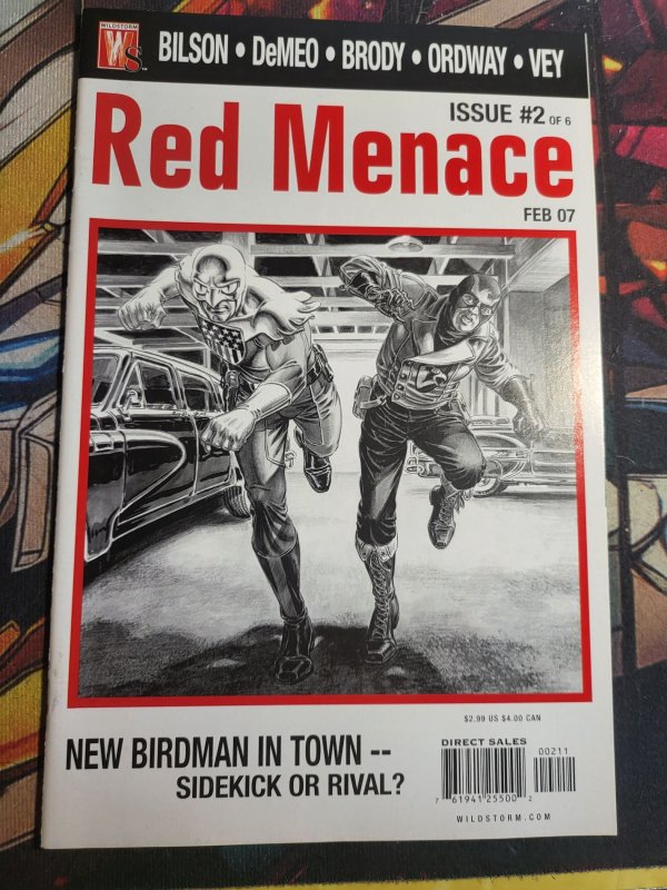 Red Menace #2 (2007), raw, ungraded comic book — front cover