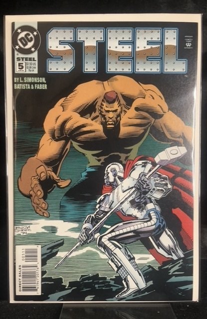 Steel #5 (DC Comics, 1994), raw, ungraded comic book — front cover