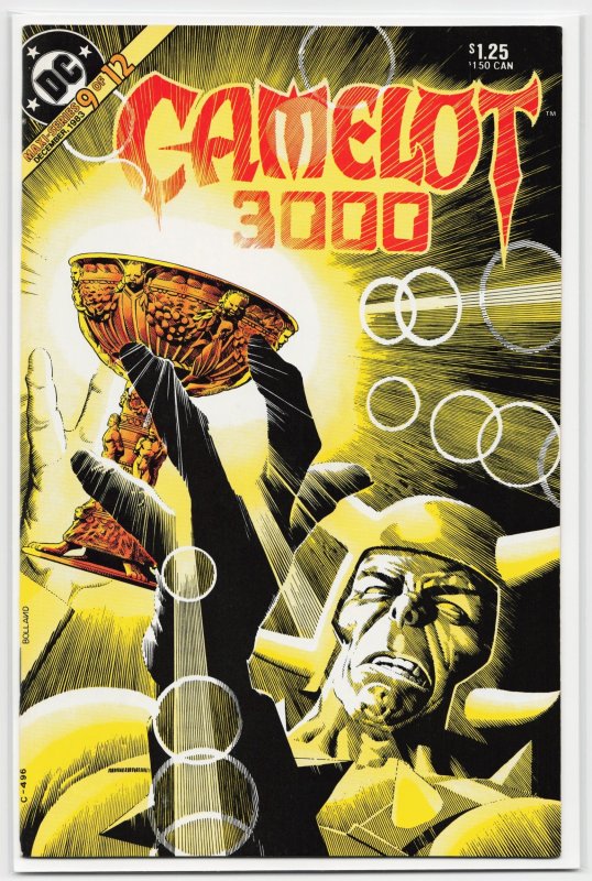 Camelot 3000 #9 (1983), raw, ungraded comic book — front cover