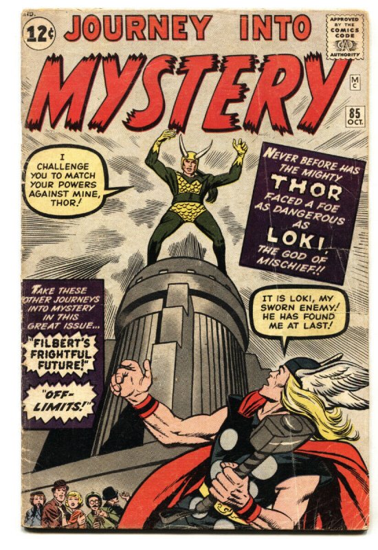 Journey into Mystery #85 (Marvel Comics), raw, ungraded comic book — front cover
