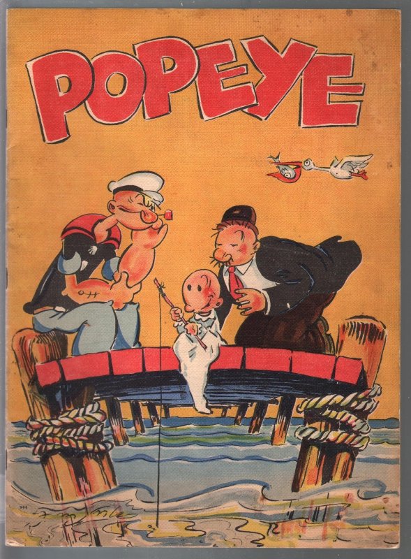 Popeye #944-1936-King Features-pre Feature Book Series-color Art-FN-, raw comic book in FN- condition — front cover
