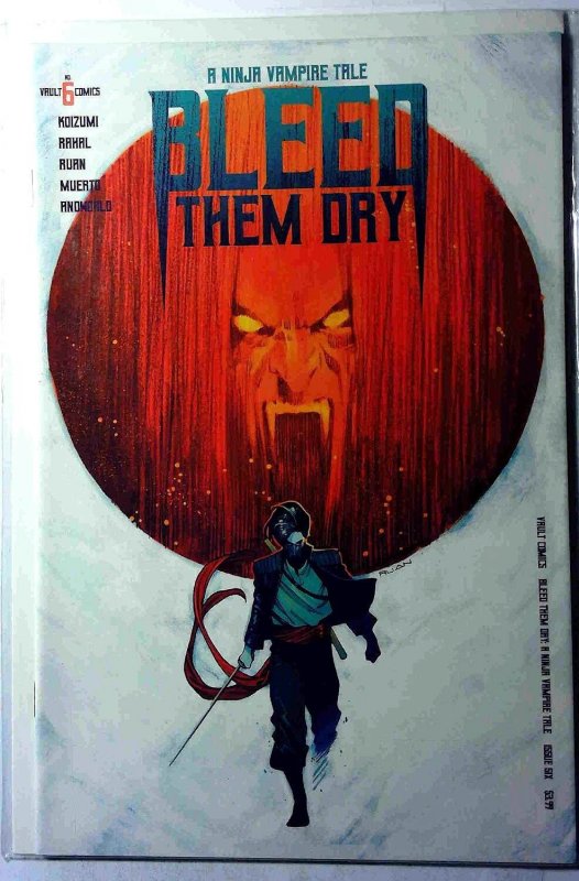 Bleed Them Dry #6 (2021), raw, ungraded comic book — front cover