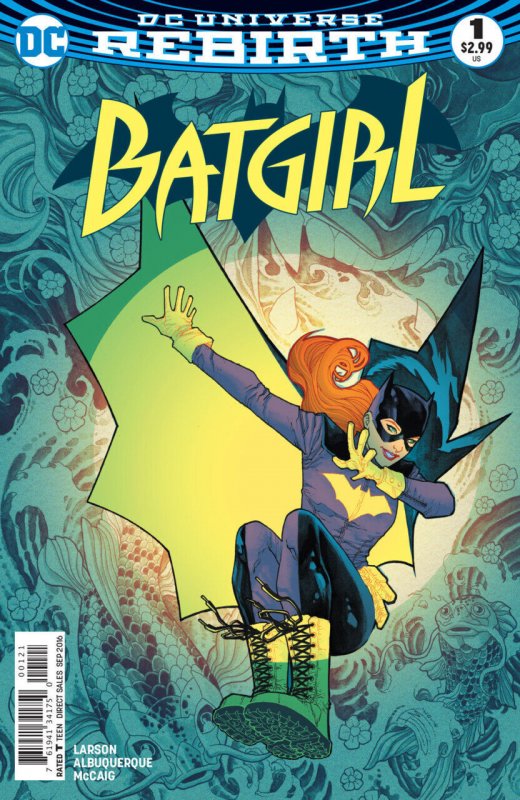 Batgirl #1 (DC Comics, 2016), raw comic book in NM- 9.2 condition — front cover