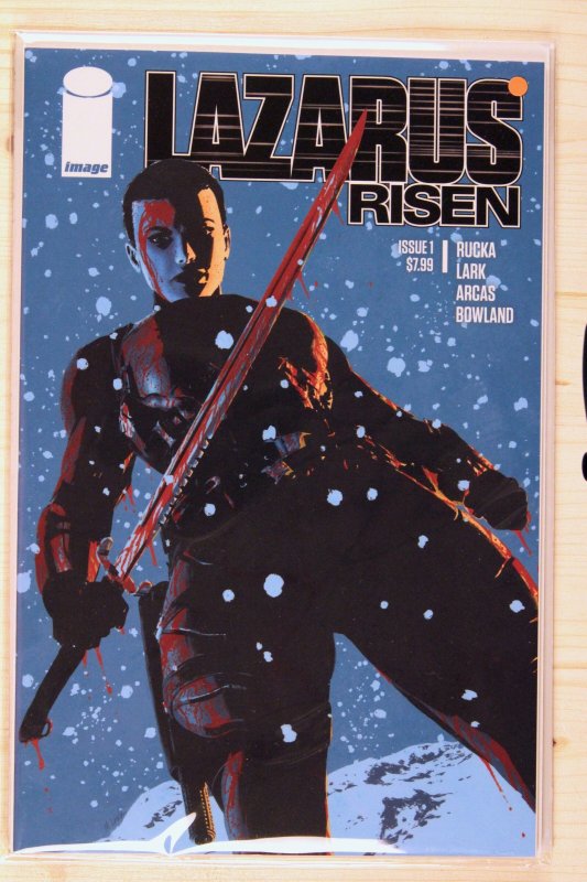 Lazarus: Risen #1 (2019), raw comic book in NM- 9.2 condition — front cover
