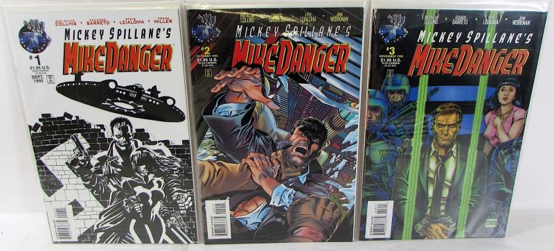 Mike Danger Lot of 3 #1, 2, 3 Tekno Comix (1995) Vf/nm 1st Print Comic Books (1995), raw comic book in VF/NM condition — front cover