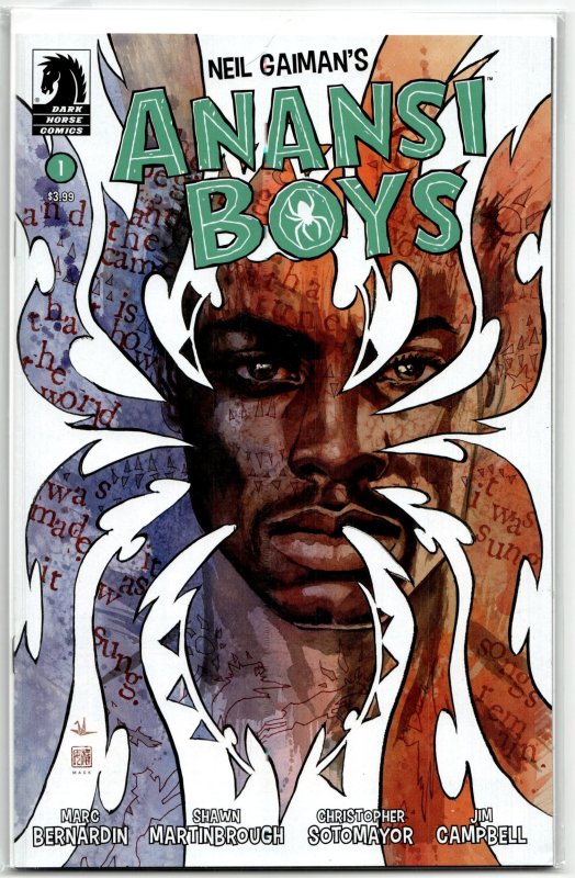 Anansi Boys I #1 (Dark Horse Comics, 2024), raw, ungraded comic book — front cover