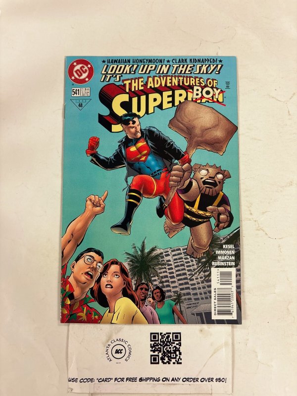 Adventures of Superman #541 (DC Comics, 1996), raw comic book in NM condition — front cover
